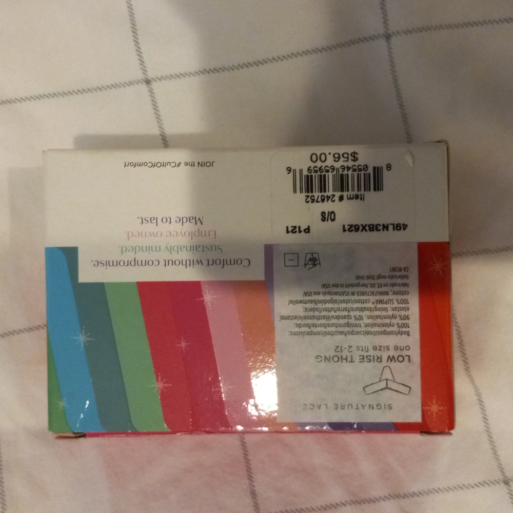 3 NWT Hanky Panky Low Rise Lace Thongs- one size fits sizes 2-12